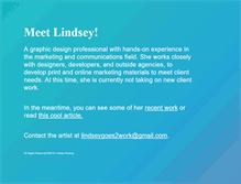 Tablet Screenshot of lindseynorberg.com